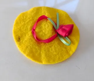 Barbie Paris fashion 1988 #1909 Cappello sombrero giallo anni 80