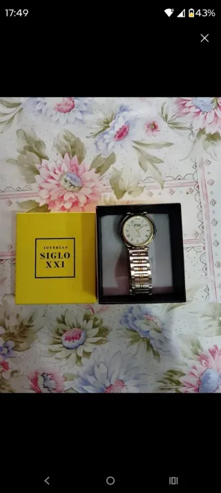 Reloj FSL Dorado y Plateado