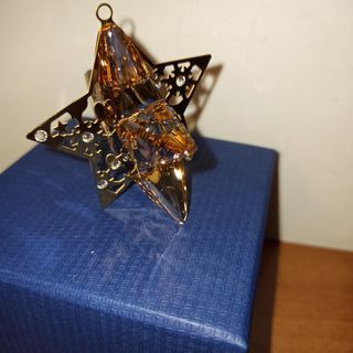 Stella di Natale Cristallo oro