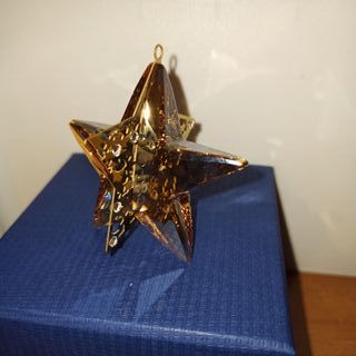 Stella di Natale Cristallo oro