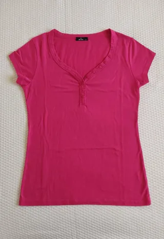 Camiseta fucsia Talla M