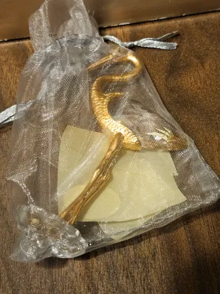 Swarovski Collezione Gru Cristallo Dorato