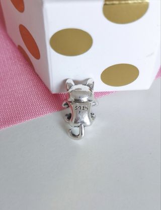 CHARM GATO COLGANTE PARA PULSERA PANDORA CON CAJA