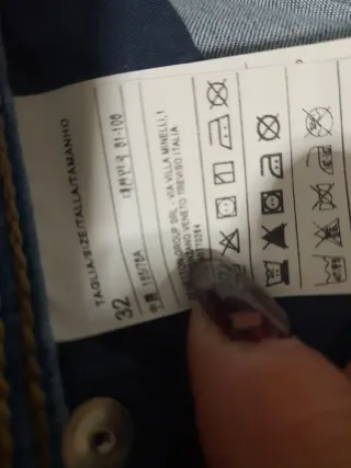 Jeans skinny donna blu taglia 32