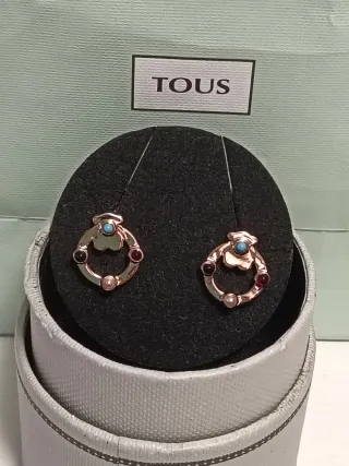 PENDIENTES TOUS Baño ORO 18k NUEVOS