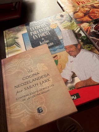 Diferentes libros de cocina