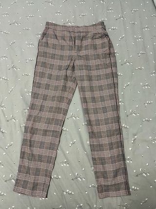 Pantalones de vestir Massimo Dutti a cuadros