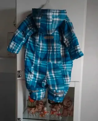 Tuta neonato 9 mesi a quadri