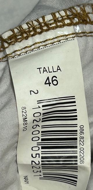 Pantalón vaquero estampado UNIT Talla 46