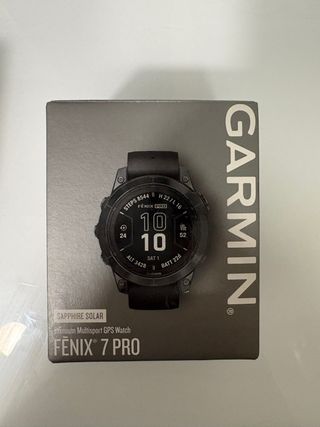 Garmin Fenix 7 Pro Zafiro Solar Negro/Plata