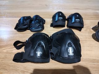 Patines Oxylane Talla 35-38 + Protecciones