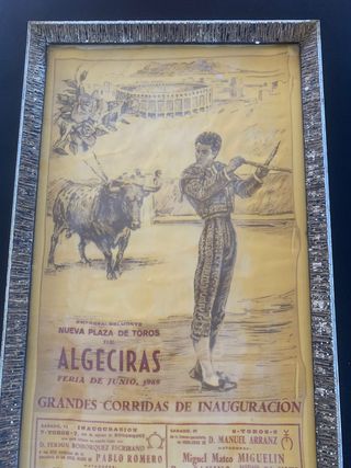 Cartel Toros Algeciras 1969 Inauguración