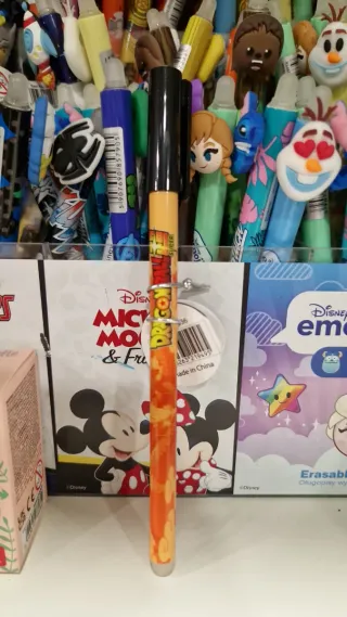 Penna Dragon Ball fusto arancio inchiostro blu