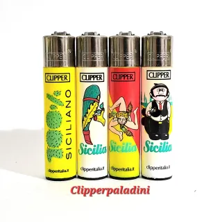 Accendini Clipper Set Sicilia