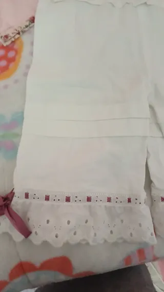 Conjunto falda y blusa floral rosa