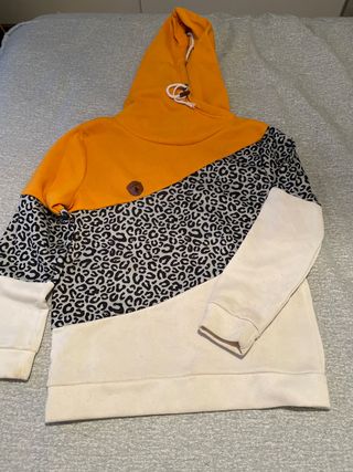 Sudadera con estampado de leopardo