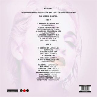 Madonna - Live In Dallas 1990 Vinil Vermelho