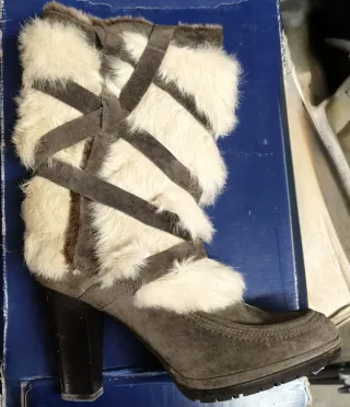 Stivaletti invernali donna pelliccia Janet & Janet