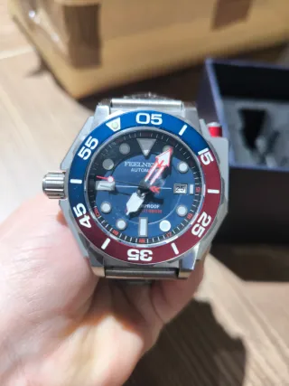 Reloj FEELNE Automático Azul/Rojo