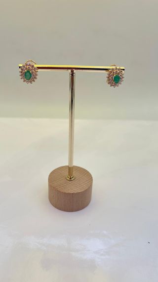 Pendientes Oro 18kl con circonitas