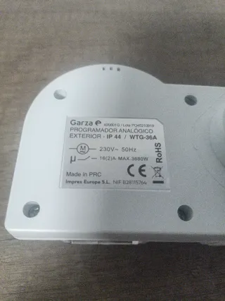 Temporizador Garza Programador Analógico