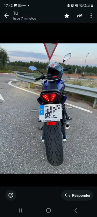 Yamaha MT-07 Azul