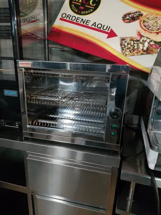 Tostadora industrial acero inoxidable