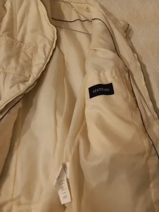 Chaquetón de invierno beige