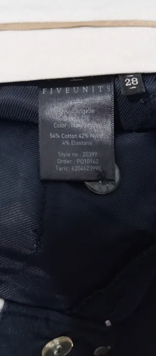 Pantalón mujer Fiveunits negro
