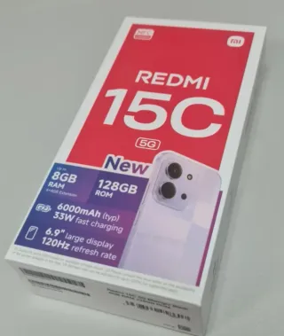Xiaomi Redmi 15C 128GB negro sin abrir
