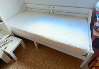 Cama + colchon / 200 x 100 / Madera de pino