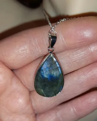 Colgante Labradorita Plata 925