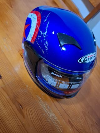 Capacete Criança Azul Estrela