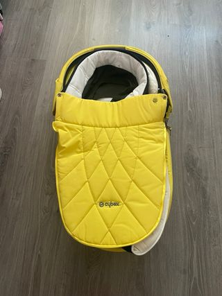 Carro de bebé Cybex mios platinum amarillo