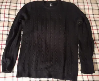 Maglione Uomo H&M Girocollo Trama Intrecciata