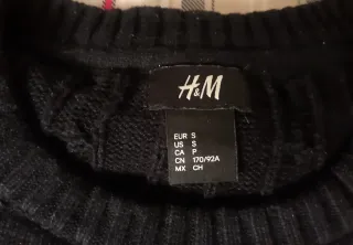 Maglione Uomo H&M Girocollo Trama Intrecciata