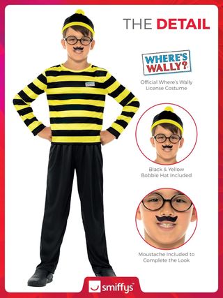 Smiffy's Smiffys Officially Licensed Where's Wally
