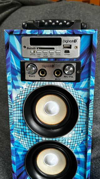 Altavoz Bluetooth Digivolt Hifi-Micrófono Karaoke