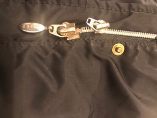 Parka de plumas de oca negra