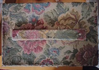 Costurero vintage tela gobelino