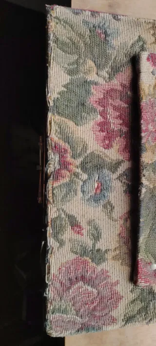 Costurero vintage tela gobelino