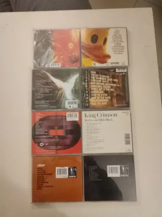 Lote 8 CD king Crimson rem Nirvana