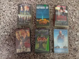 Lote 6 Películas VHS (Español)
