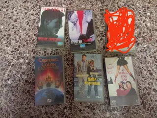 Lote 6 Películas VHS (Español)