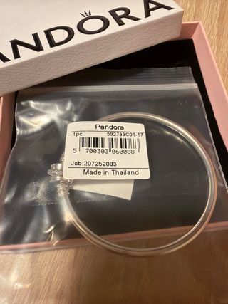 Pulsera Rígida Pandora Talla 17