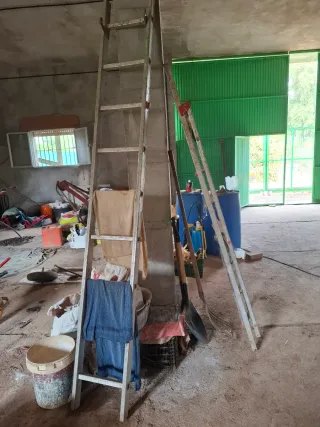 Escalera aluminio extensible 3 alturas