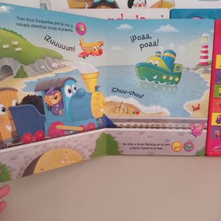 Lote de 3 Libros para bebés Interactivos