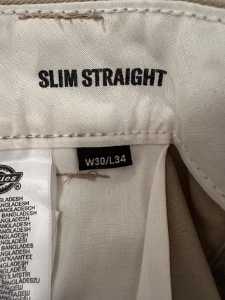 Pantaloni Dickies Slim Straight Beige W30/L34