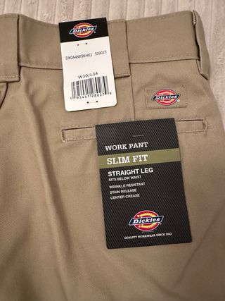 Pantaloni Dickies Slim Straight Beige W30/L34