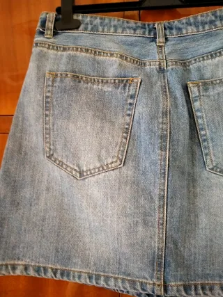 Falda vaquera Stradivarius mujer